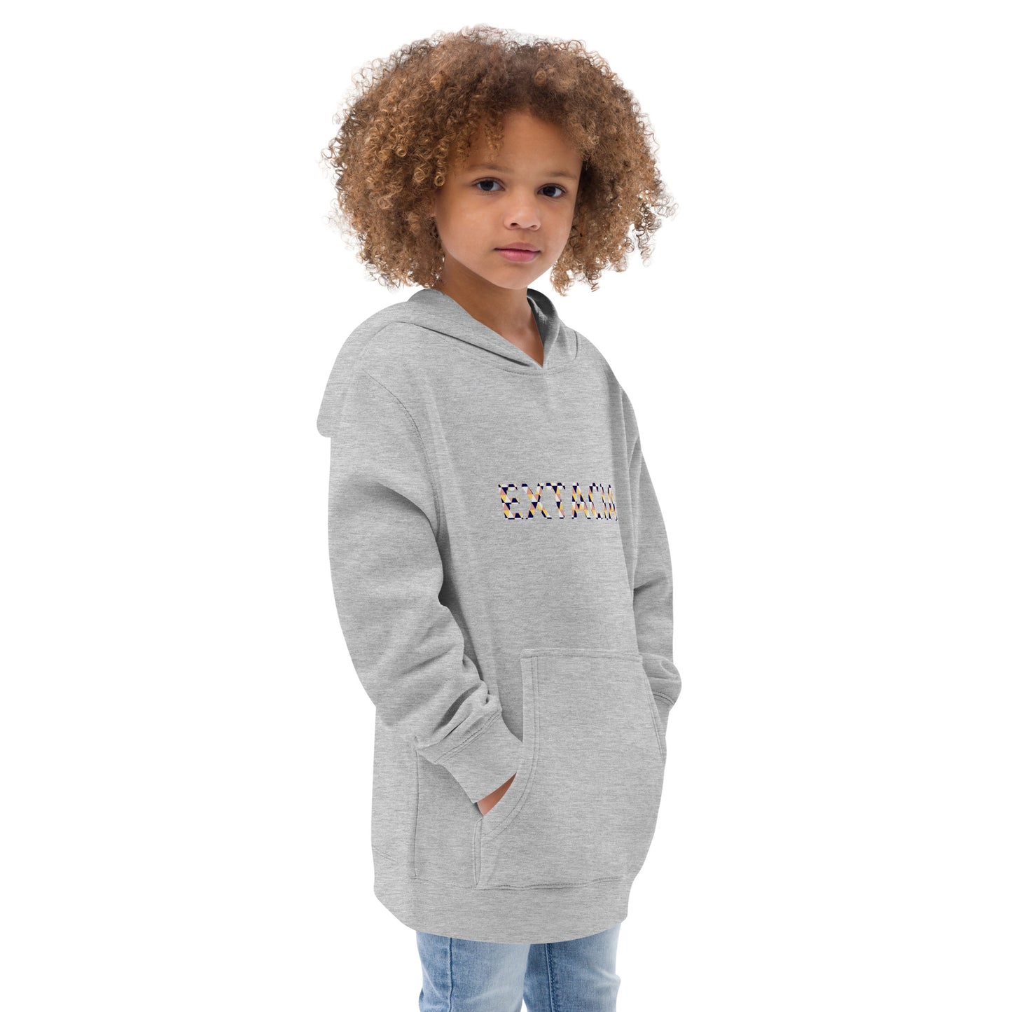 Sweat à capuche petite fille - multi couleur  à rayures - motif gymnaste danseuse -  gris - coton-mélange motif imprimé – profil, capuche doublée et coupe confortable ExtaciaFrance