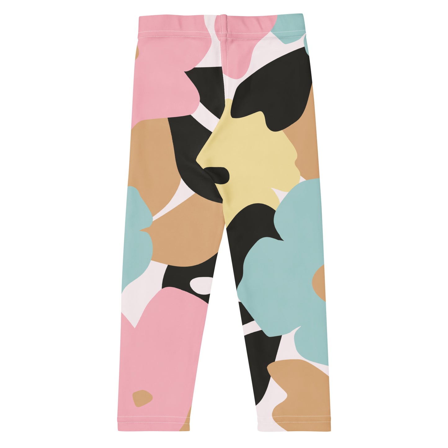 Legging pour petite fille – Fleuri, Pastel – Doux, extensible, toutes saisons – Minimaliste