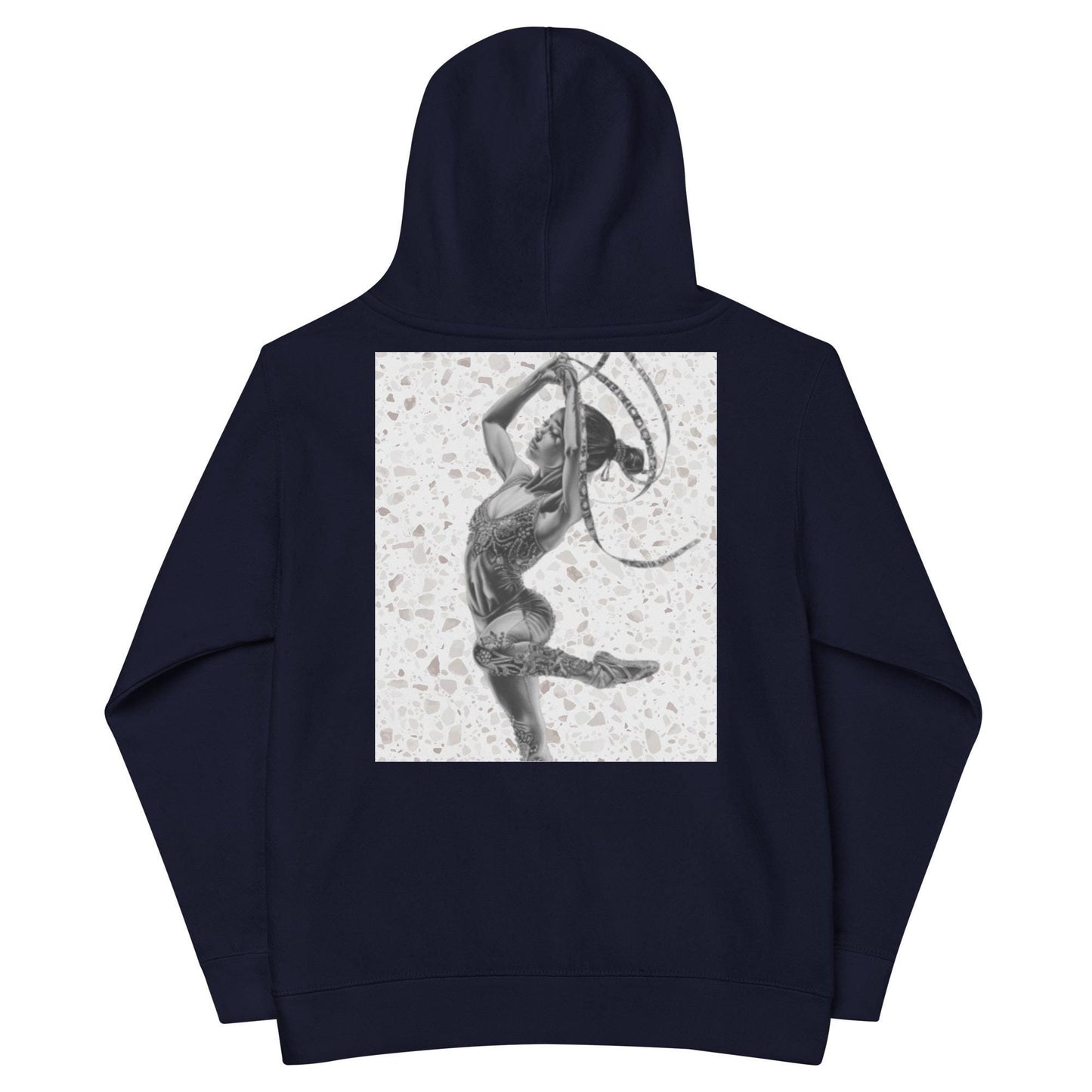 Sweat à Capuche pour Petite Fille en Coton mélangé avec Motif Imprimé - Pull chaud et doux pour enfant, hoodie mignon hiver cocooning cadeau