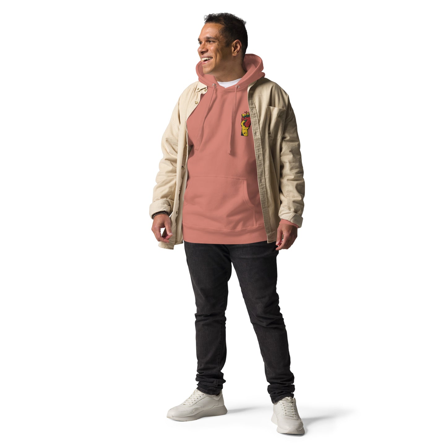 Sweat à capuche pour homme – 100% coton, doux et confortable, motif brodé – Coeur Déjà Pris
