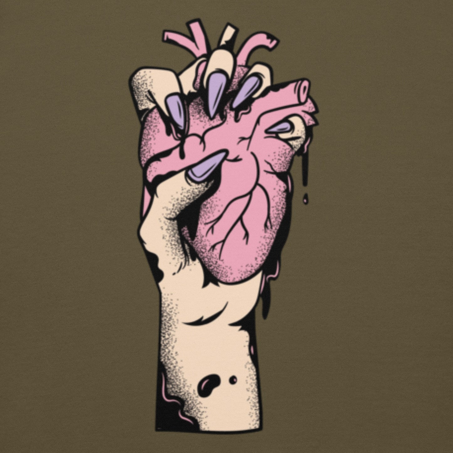 Sweat à capuche pour homme – 100% coton, doux et confortable – Coeur Déjà Pris, Rose