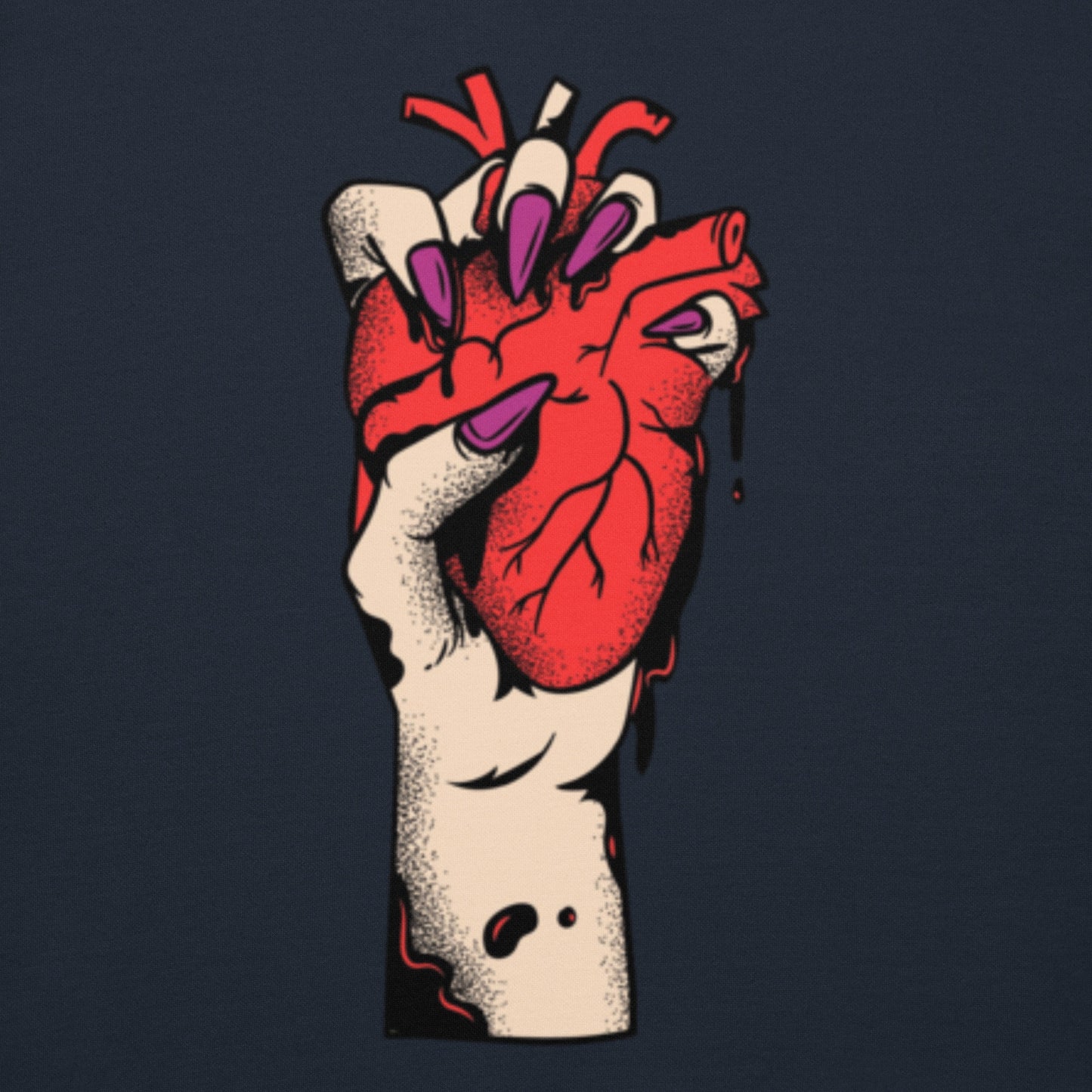 Sweat à capuche pour homme – 100% coton, doux et confortable – Coeur Déjà Pris, Rouge