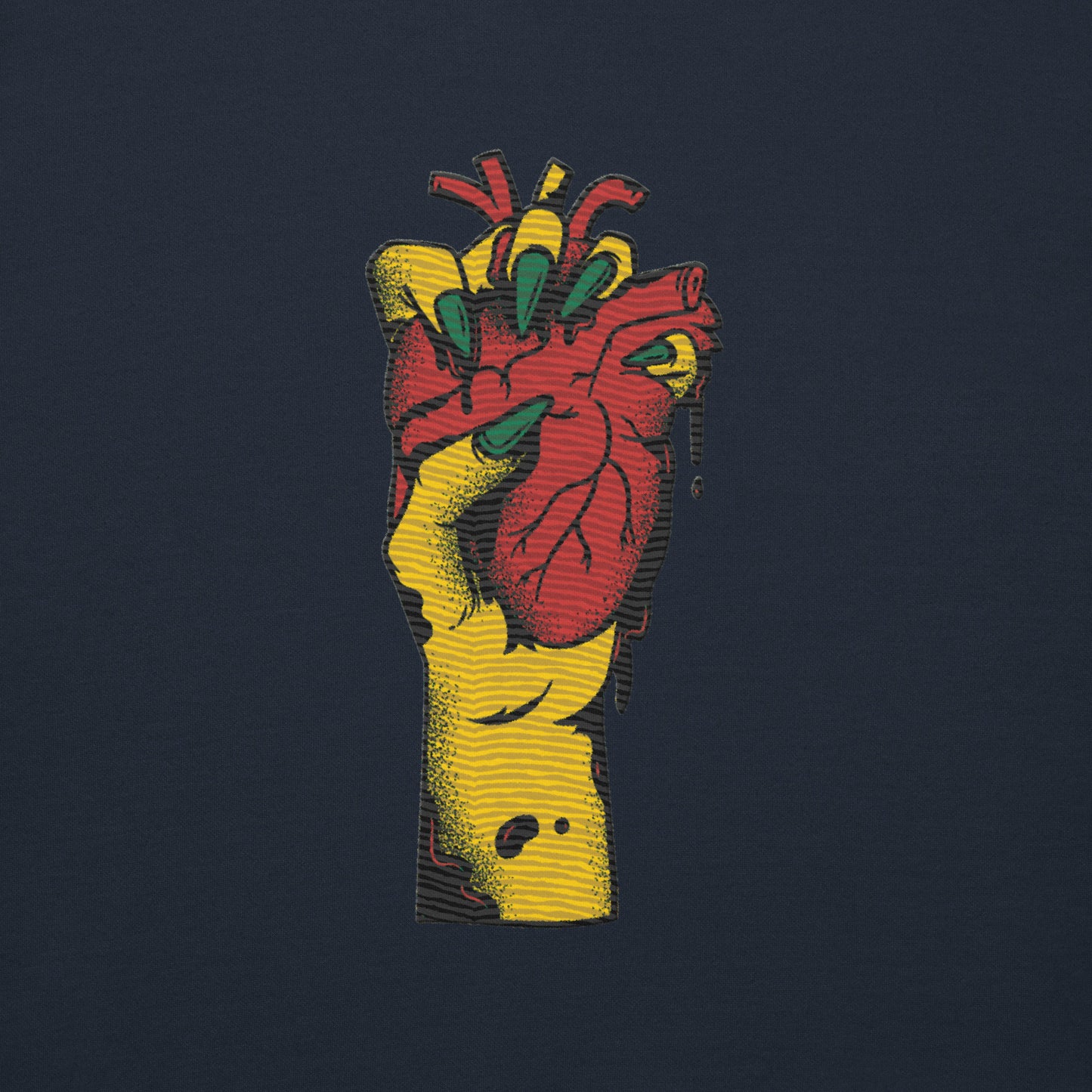 Sweat à capuche pour homme – 100% coton, doux et confortable, motif brodé – Coeur Déjà Pris