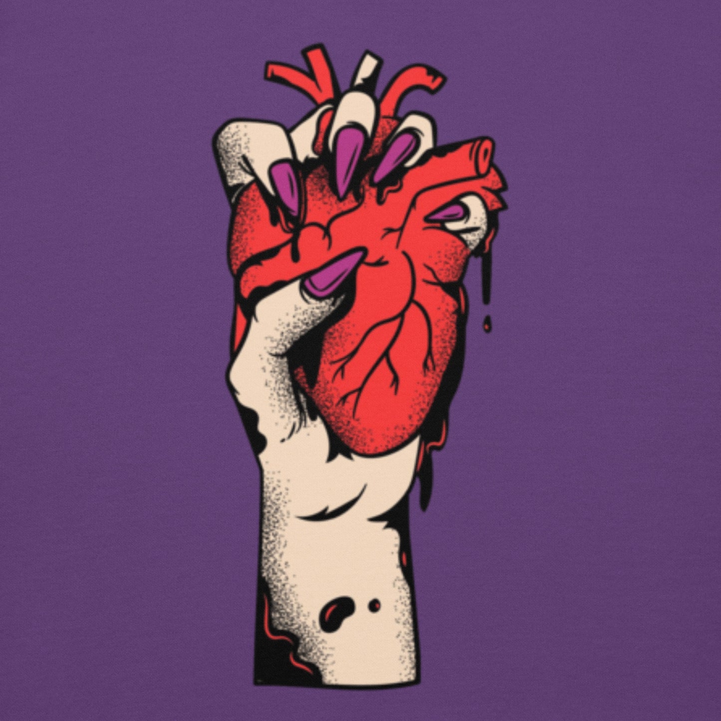 Sweat à capuche pour homme – 100% coton, doux et confortable – Coeur Déjà Pris, Rouge