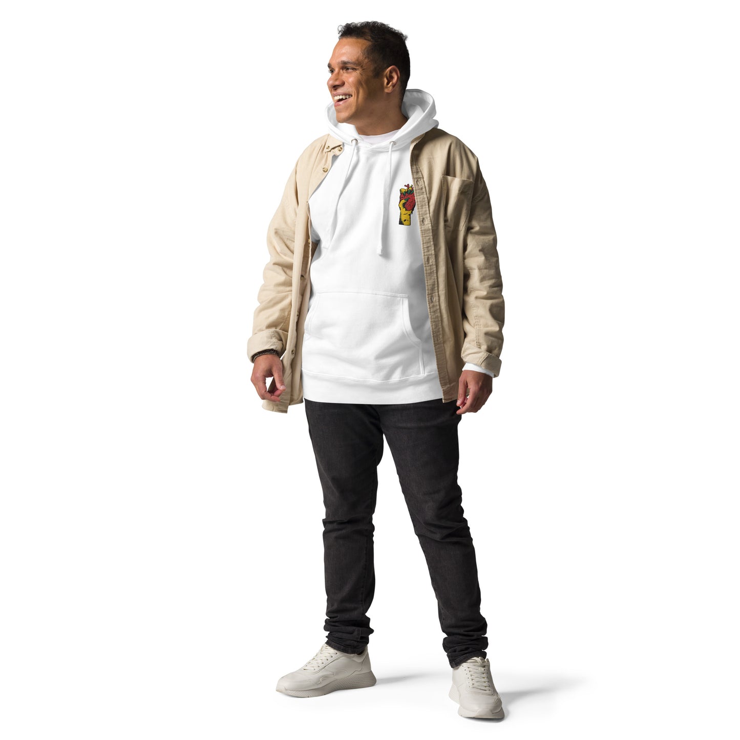 Sweat à capuche pour homme – 100% coton, doux et confortable, motif brodé – Coeur Déjà Pris