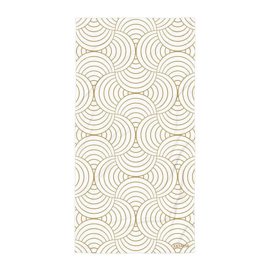 Serviette de Bain en Coton – Serviette de plage - Douce, Absorbante et Compacte - Voyage, Sport, Piscine surf - Design Minimaliste Graphique