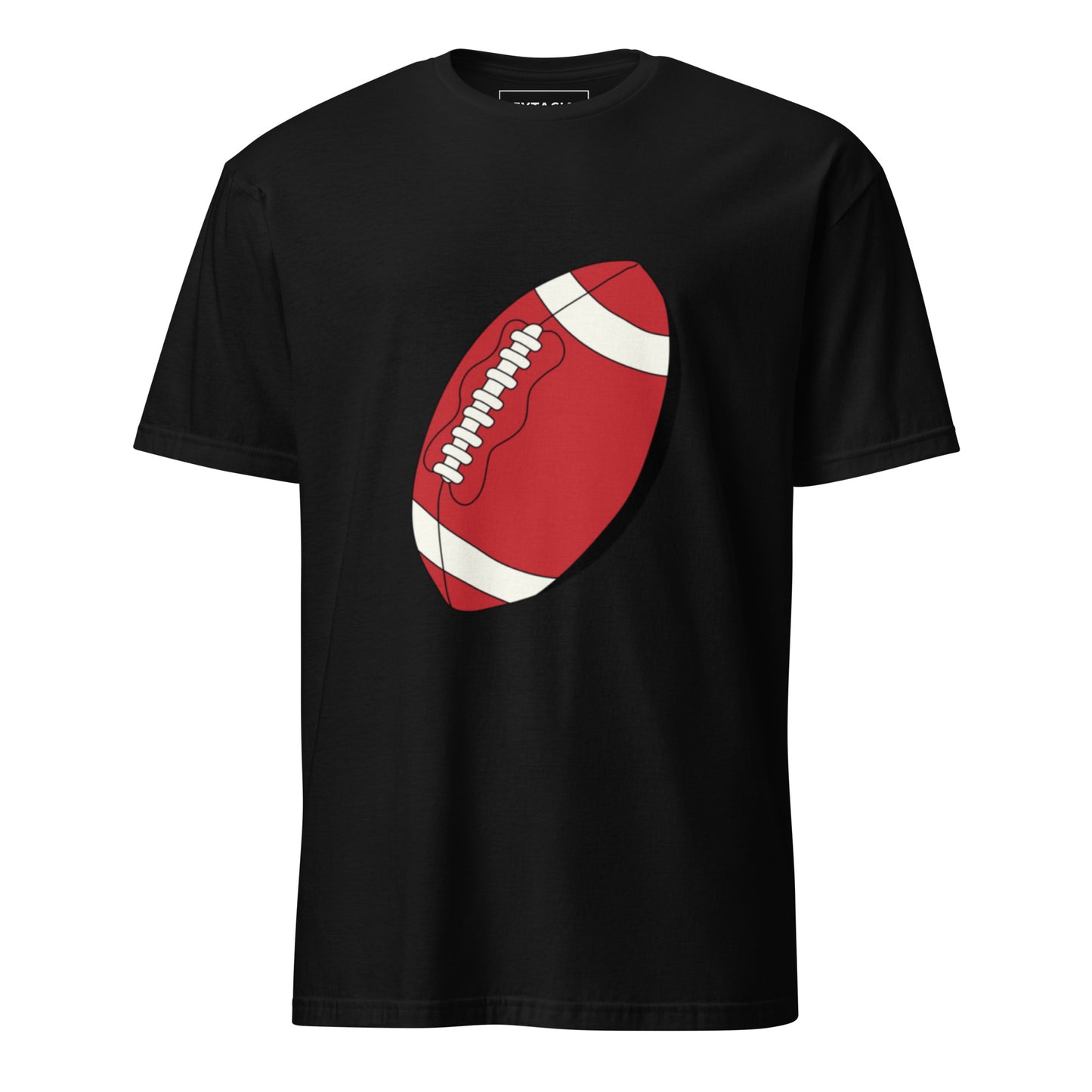 T-shirt pour homme à col rond, manches courtes – 100% coton, motif imprimé – Ballon Américain