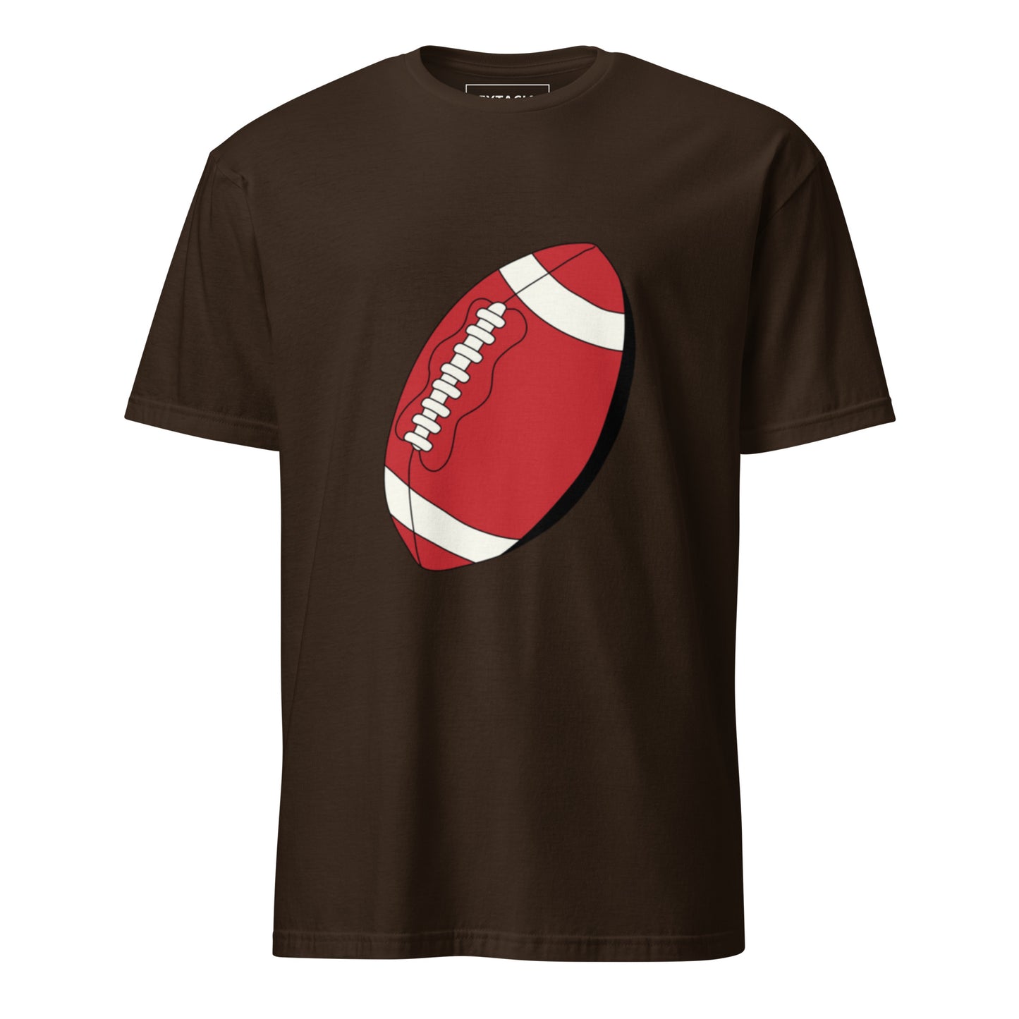 T-shirt pour homme à col rond, manches courtes – 100% coton, motif imprimé – Ballon Américain