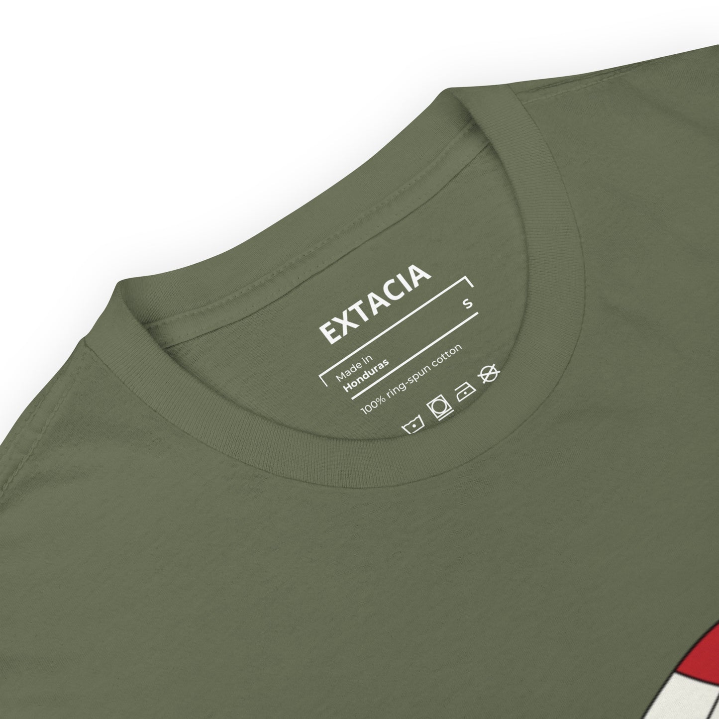 T-shirt pour homme à col rond, manches courtes – 100% coton, motif imprimé – Ballon Américain