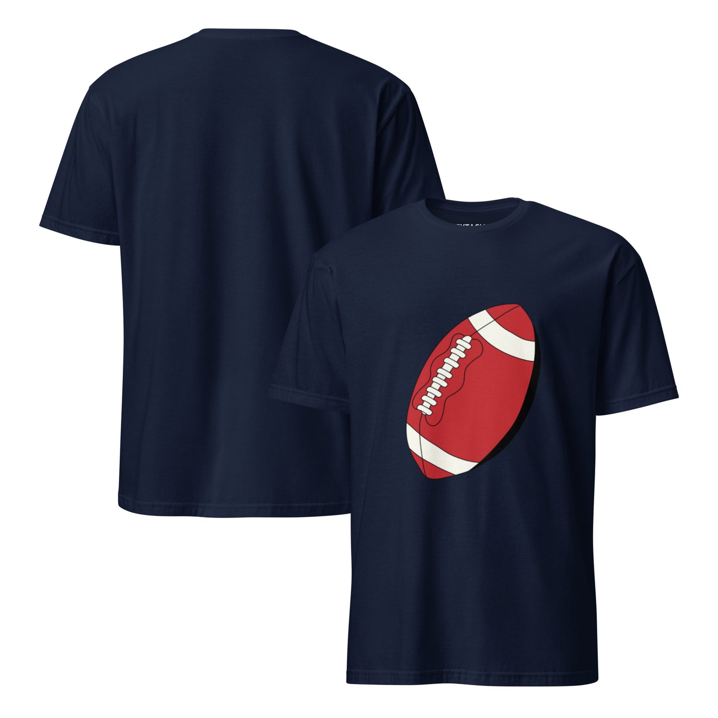 T-shirt pour homme à col rond, manches courtes – 100% coton, motif imprimé – Ballon Américain