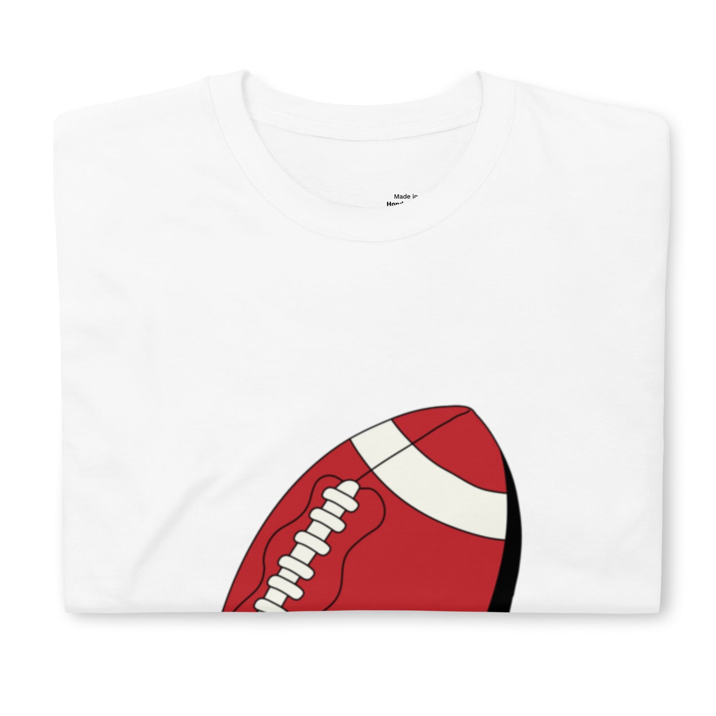 T-shirt pour homme à col rond, manches courtes – 100% coton, motif imprimé – Ballon Américain