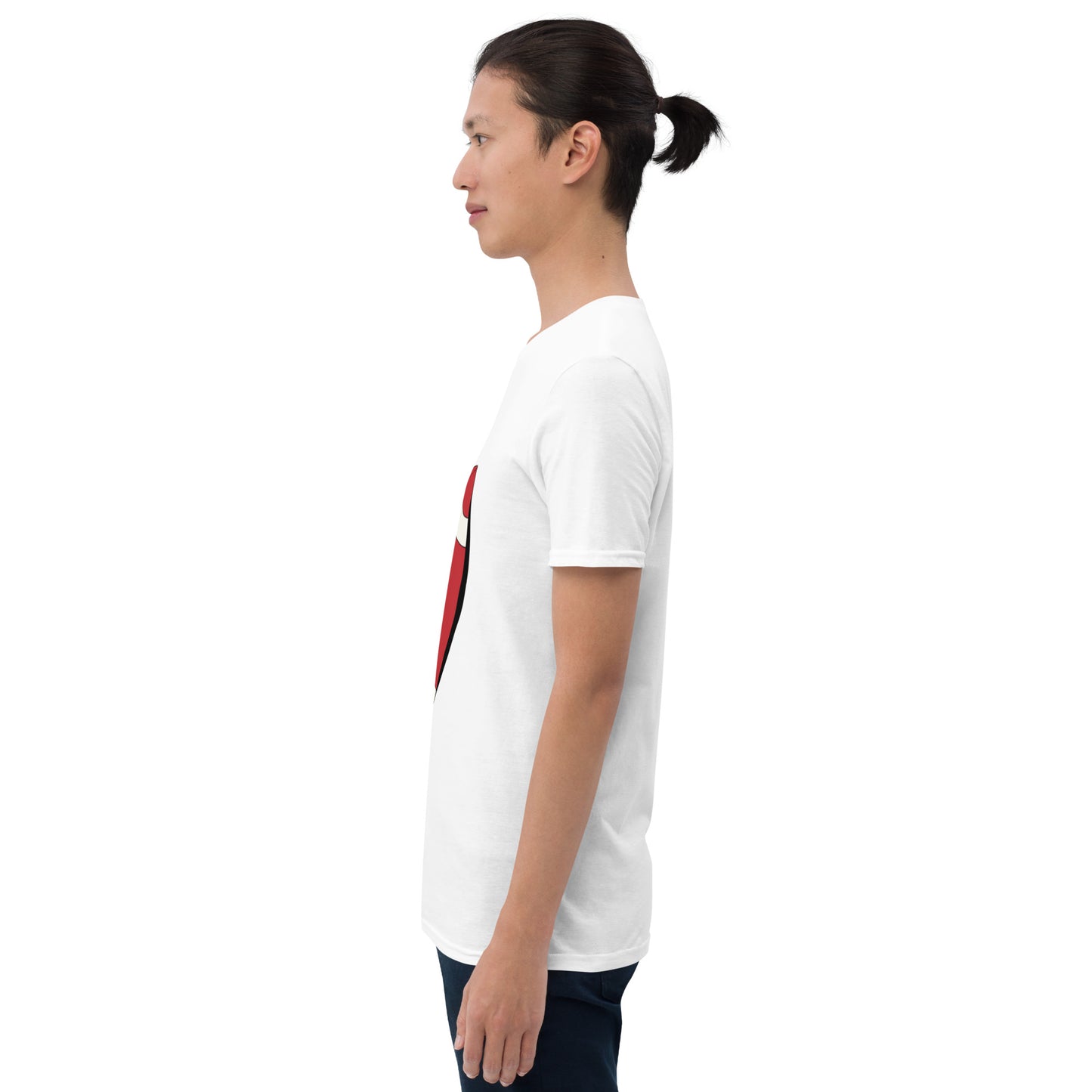 T-shirt pour homme à col rond, manches courtes – 100% coton, motif imprimé – Ballon Américain