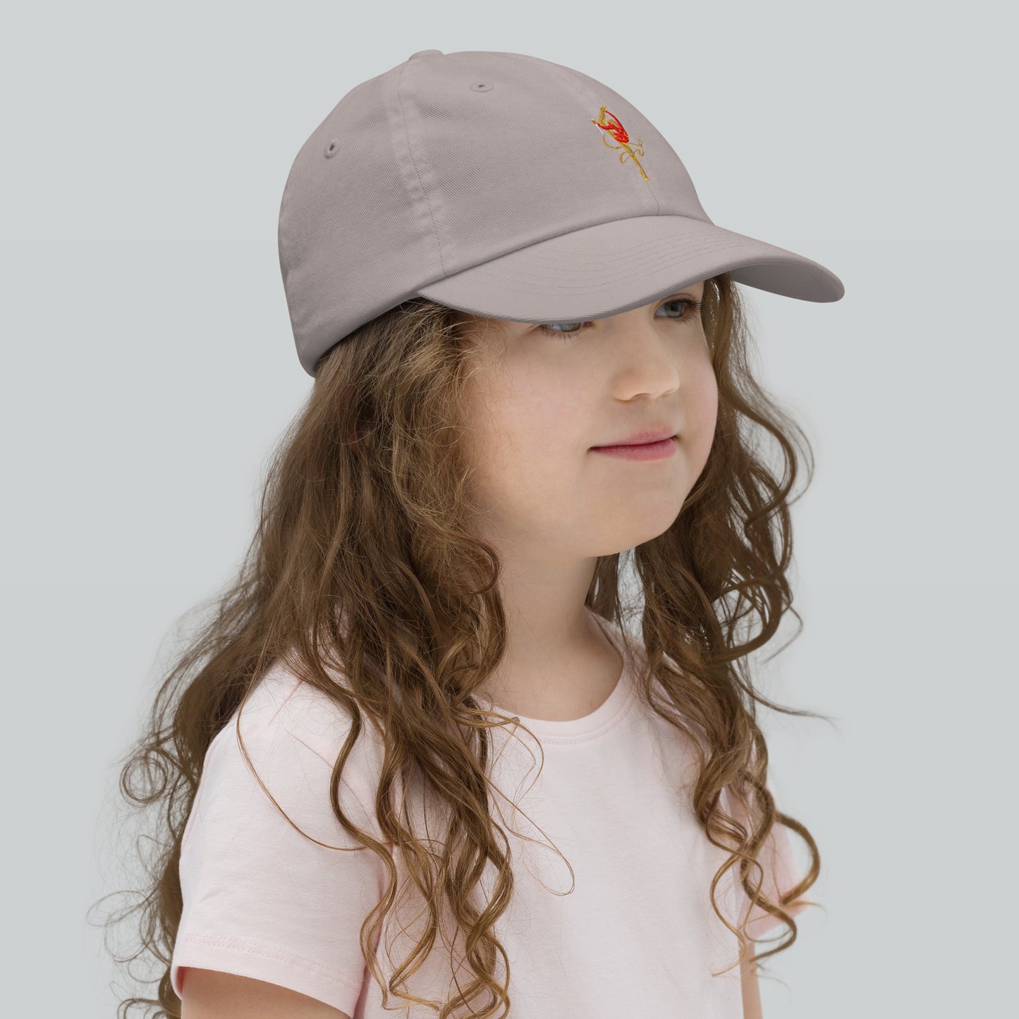 Casquette bébé & petites fille – 100% coton bio, légère et respirante – motif brodé Gymnaste