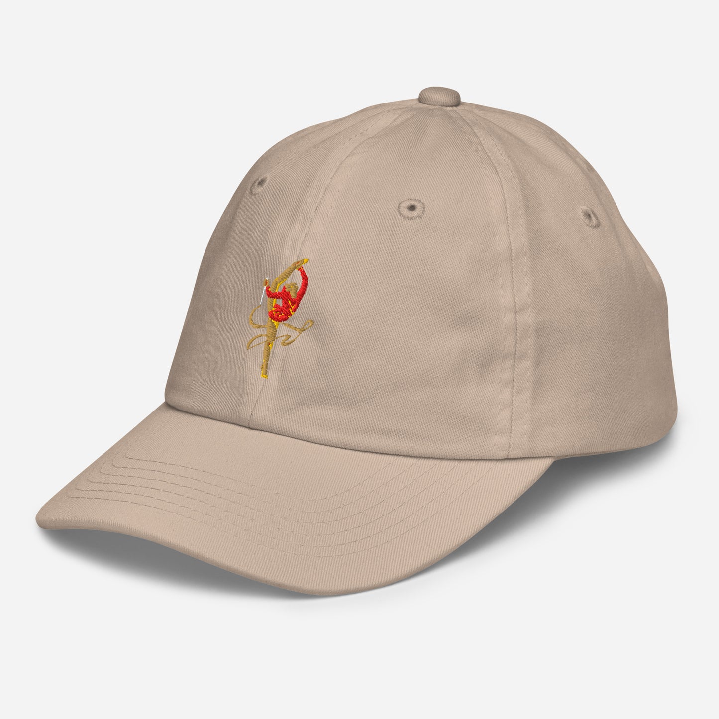 Casquette bébé & petites fille – 100% coton bio, légère et respirante – motif brodé Gymnaste