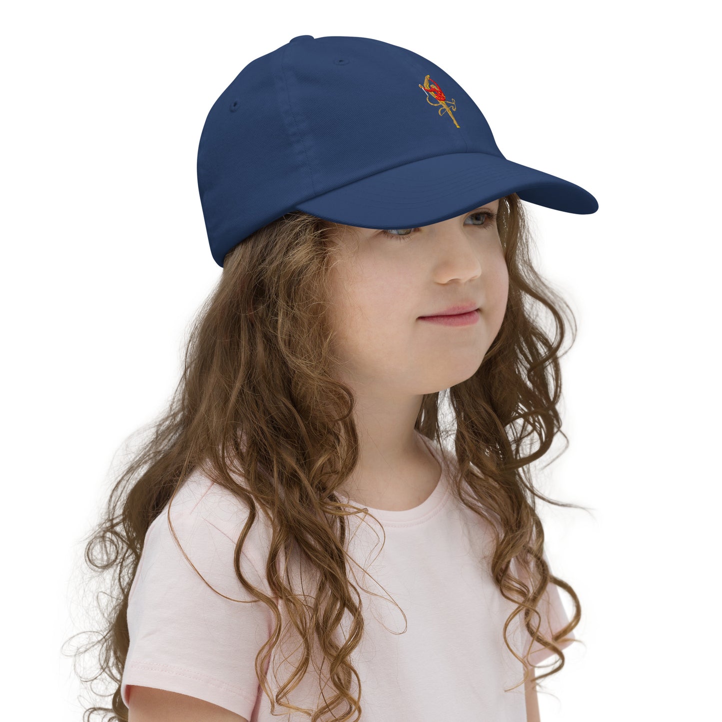 Casquette bébé & petites fille – 100% coton bio, légère et respirante – motif brodé Gymnaste
